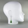 Boucles d'oeilles "Goutte de Verre" Vert  - Adrian Colin